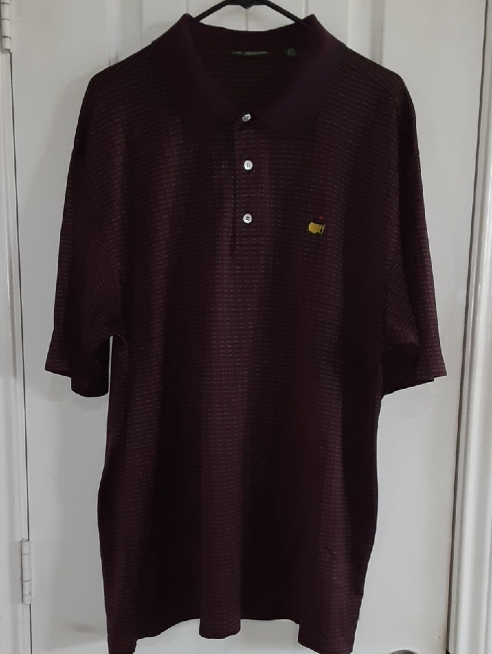Vintage Masters Augusta National Amen Corner Polo - Engraved Buttons - XL - EUC